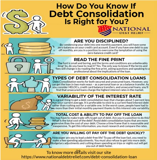 nationaldebtrelief: How Do You Know If Debt Consolidation is Right for You?