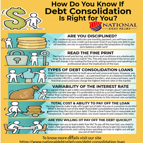 nationaldebtrelief: How Do You Know If Debt Consolidation is Right for You?